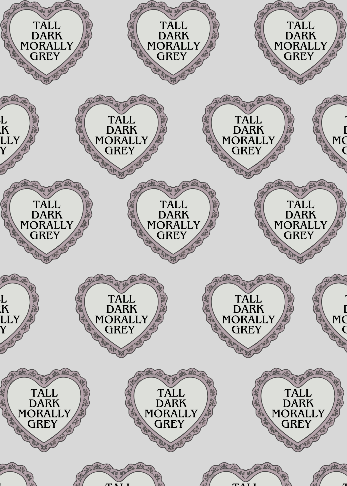 Tall Dark Morally Grey Kindle Insert