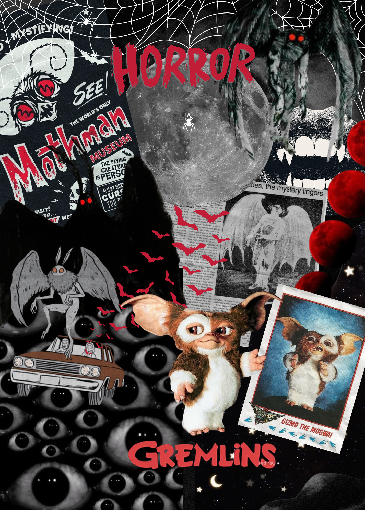 Horror / Mothman Kindle Insert